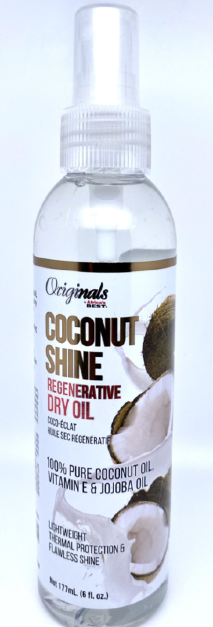 Hair Products Beautifeel | Africa'S Best Coconut Shine Regenerating Dry Oil 177Ml (6 Fl.Oz)