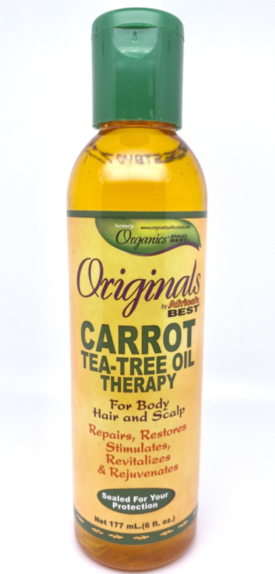 Hair Products Beautifeel | Africa'S Best Original - Carrot Tea Tree Oil Therapy 177Ml (6 Fl.Oz)